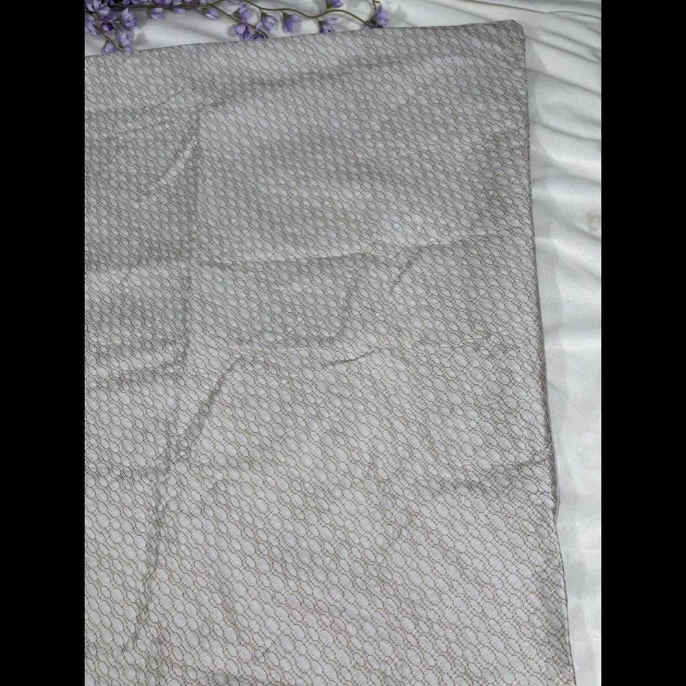 NIB Hotel Collection Bedford Geo Embroidered (1)‎ Euro Pillow Sham